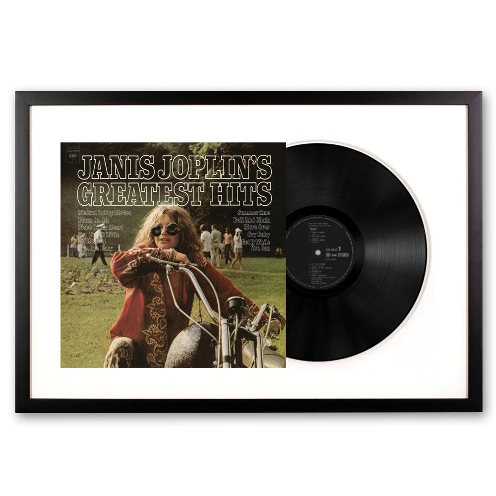 Framed Janis Joplin Janis Joplin's Greatest Hits Vinyl Album Art-Vinyl Art-Mood