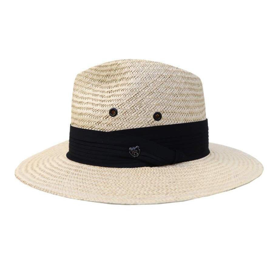 Hills Hats - Wide Brim Palm Straw Hat-Hills Hat-Mood