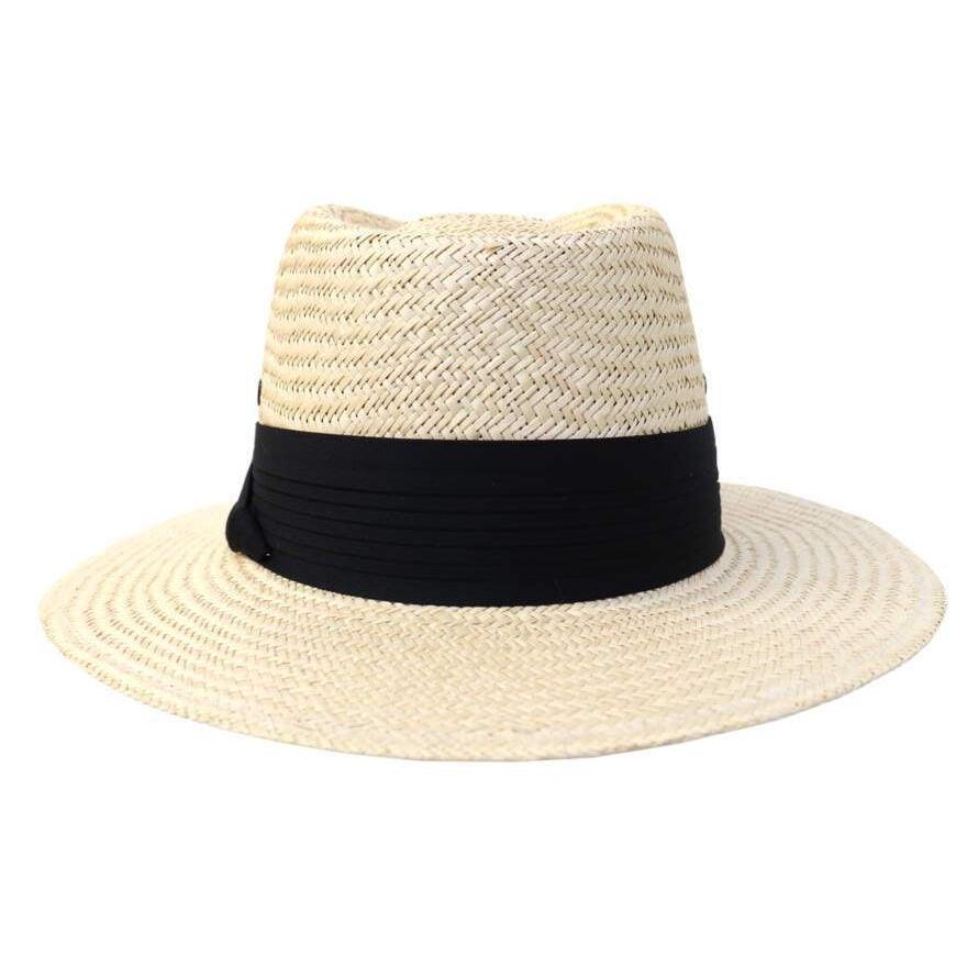 Hills Hats - Wide Brim Palm Straw Hat-Hills Hat-Mood