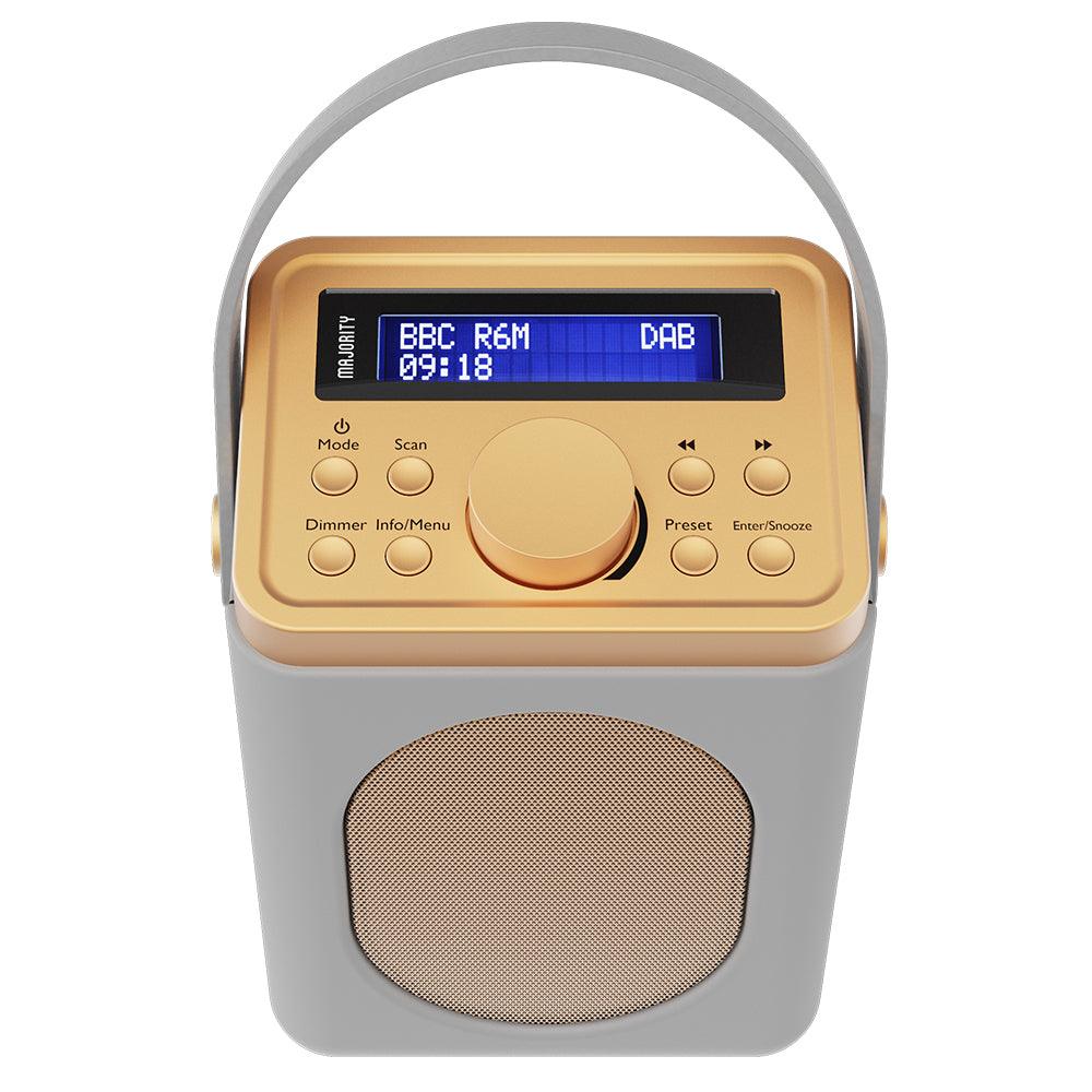 Majority Little Shelford Bluetooth & DAB Radio with Bluetooth-Grey-Majority-Mood