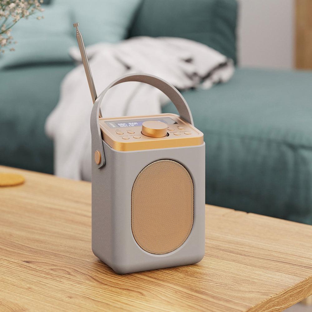 Majority Little Shelford Bluetooth & DAB Radio with Bluetooth-Grey-Majority-Mood