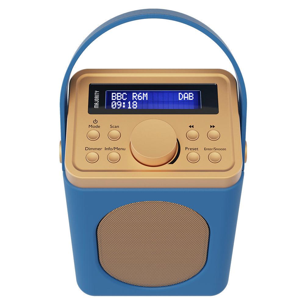 Majority Little Shelford Bluetooth & DAB Radio with Bluetooth-Midnight Blue-Majority-Mood