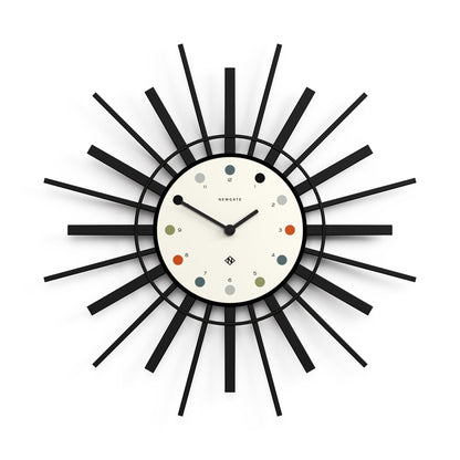 Newgate Stingray Wall Clock Black - White Dial*-Newgate-Mood