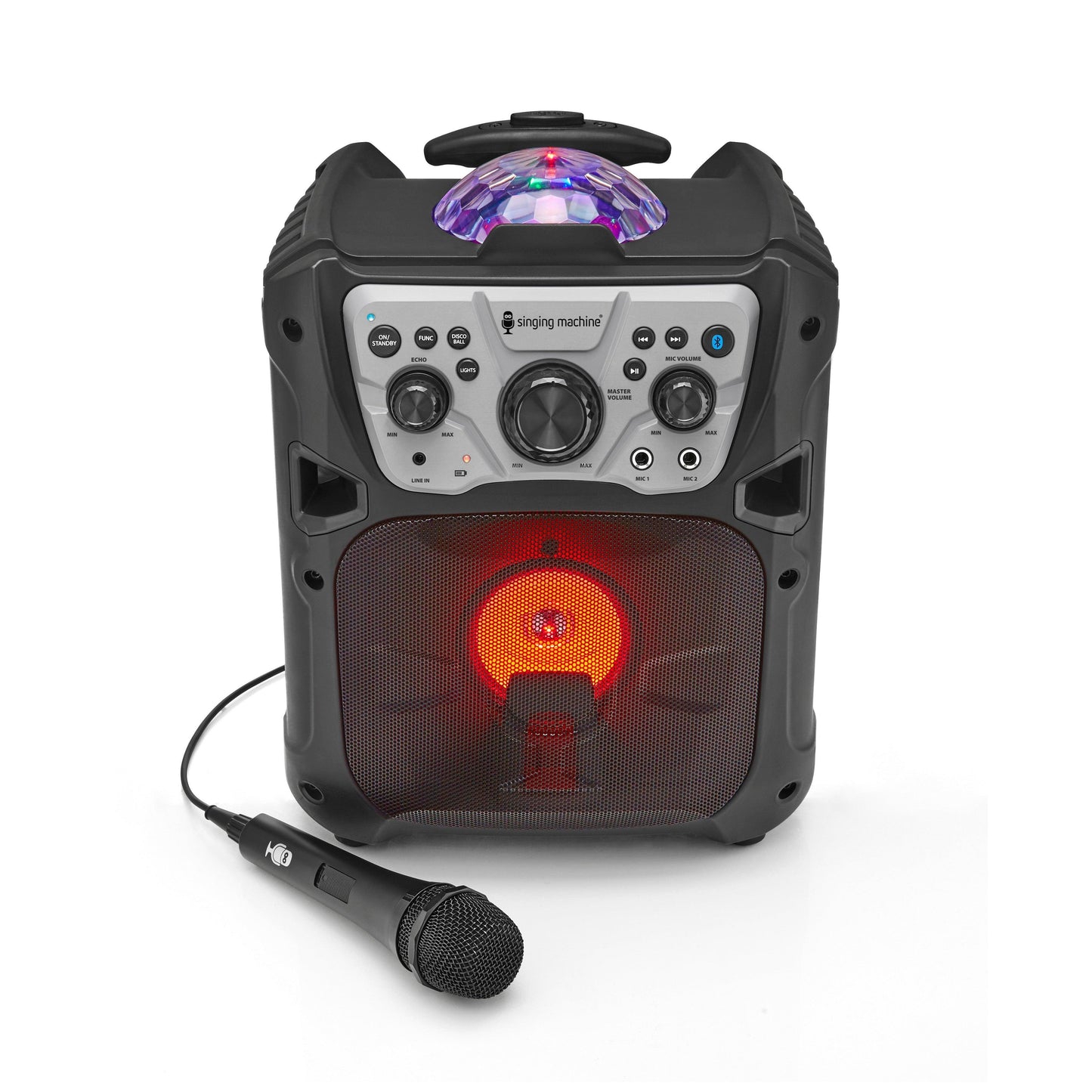 Singing Machine Mini Fiesta- Bluetooth® + Light Show-Singing Machine-Mood