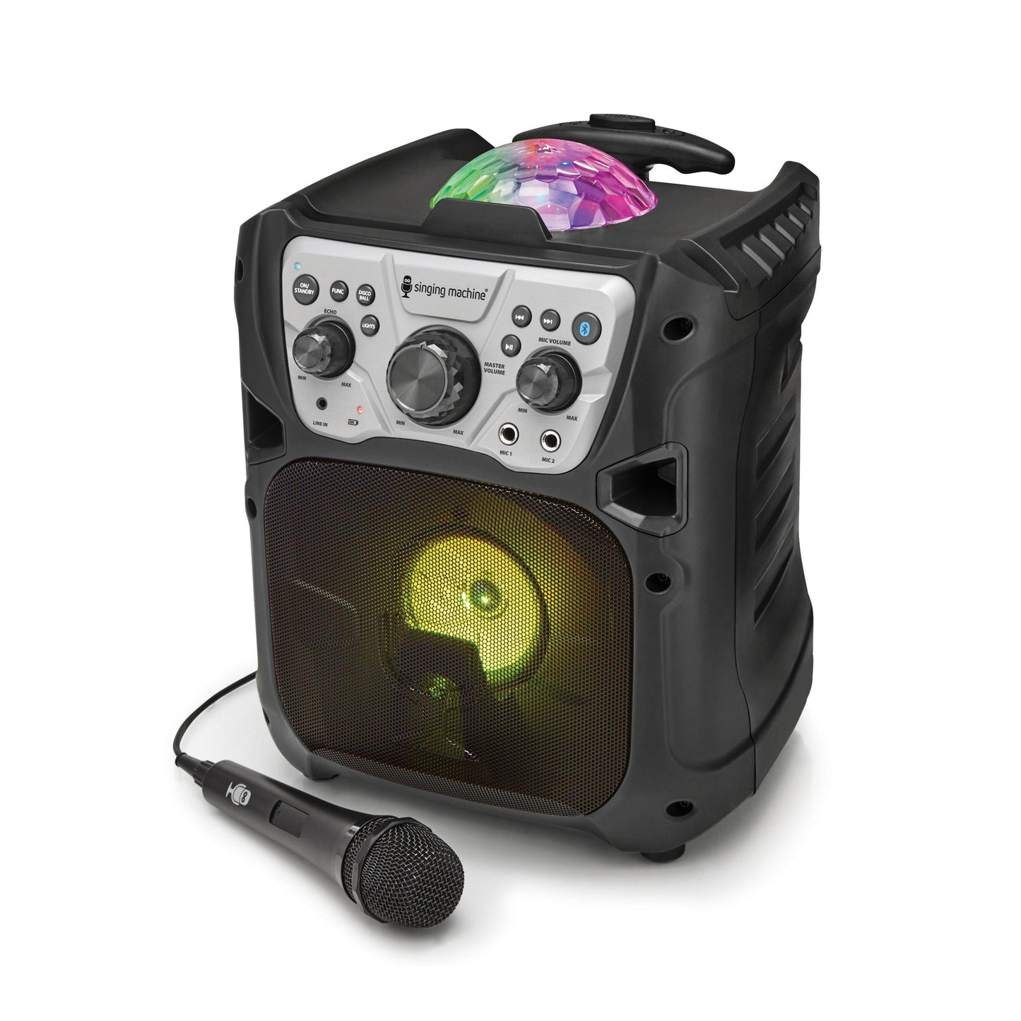 Singing Machine Mini Fiesta- Bluetooth® + Light Show-Singing Machine-Mood