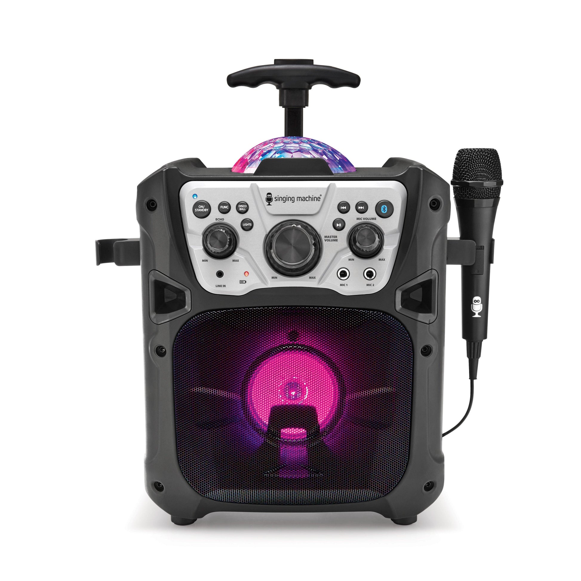 Singing Machine Mini Fiesta- Bluetooth® + Light Show-Singing Machine-Mood