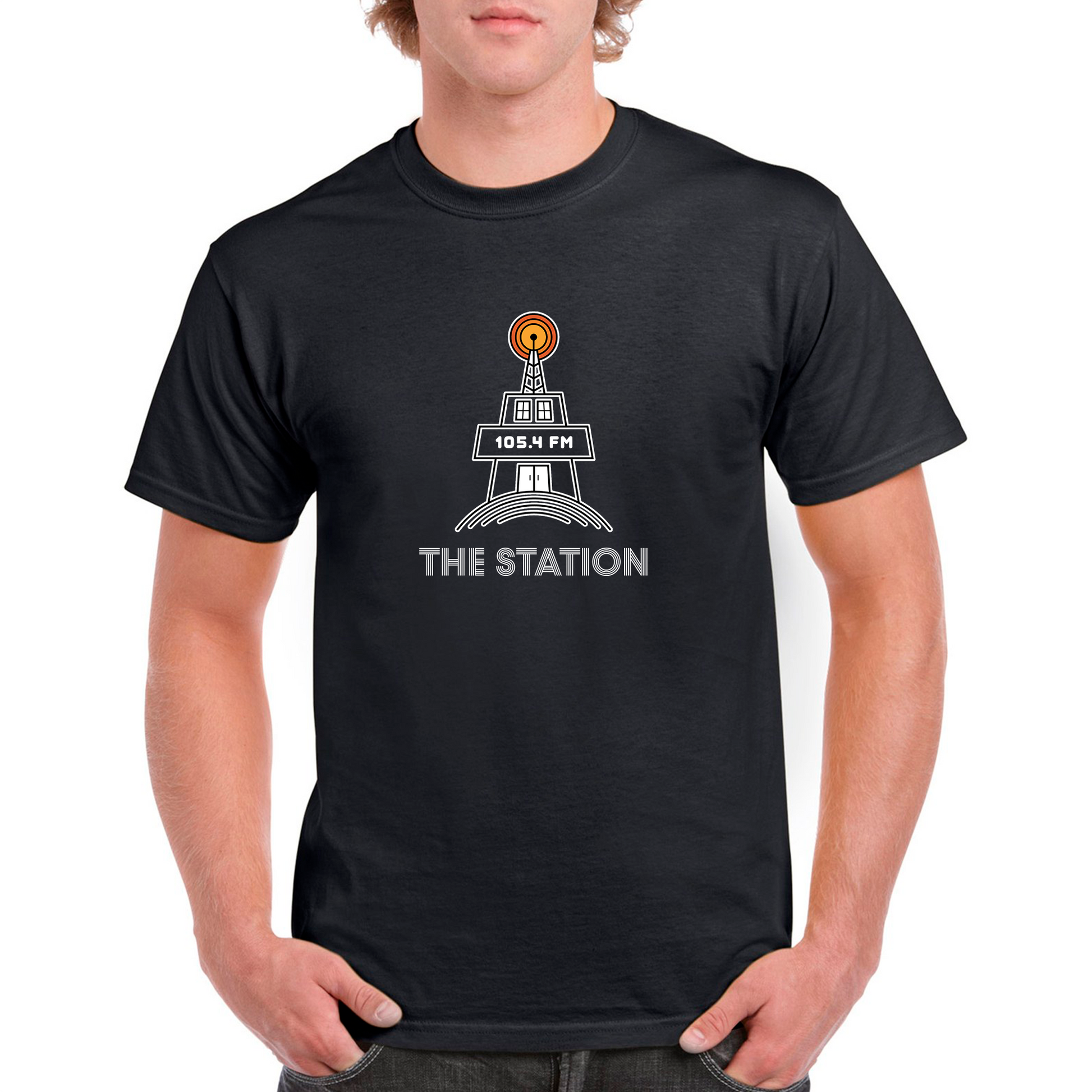 The Station 105.4 Tee - Unisex (T-Shirt)-Mood-Mood